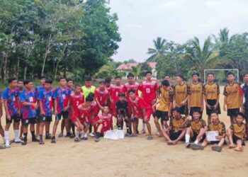 Pemuda Kobel Darat Karimun Gelar Trofeo Mini Soccer