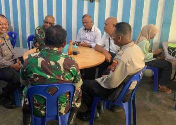 Kapolsek Kundur Perkuat Soliditas TNI–Polri Lewat Silaturahmi Bersama Koramil 03