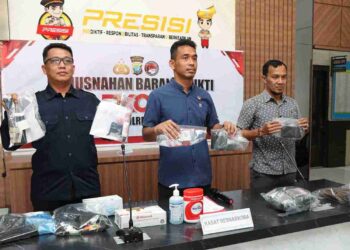 Polresta Tanjungpinang Ringkus 18 Tersangka Narkoba dalam Dua Bulan