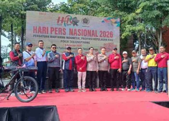 PWI Tanjungpinang Serahkan Plakat dan Sertifikat Mitra Pers di Puncak HPN 2026