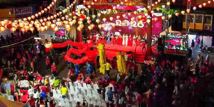 Bukan Hanya Tionghoa, Pemuda Lintas Etnis Hidupkan Malam Imlek Tanjungpinang