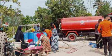 BPBD Tanjungpinang Gelontorkan 600 Ton Air Bersih.