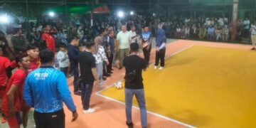 Turnamen Voli Mapelda Open Desa Duara Dibuka, Jadi Magnet Olahraga di Lingga