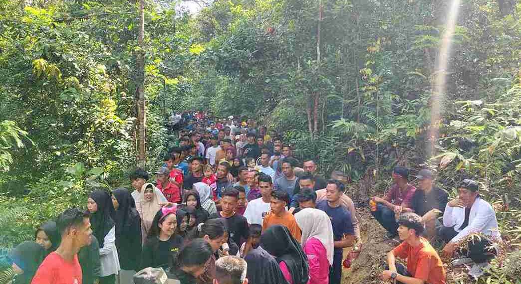 Pemdes Rantau Panjang Gelar Jalan Santai Idul Fitri 1447 H
