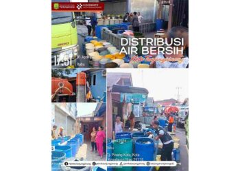 RSUP dan Kampung Bugis Jadi Prioritas Penyaluran 533 Ton Air Bersih
