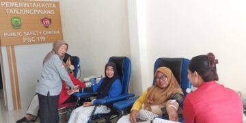 Sambut PSC 119, Dinkes Tanjungpinang Geber Donor Darah dan Khitan Gratis