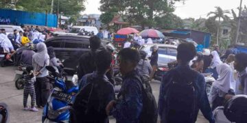 Jalur Tanjungpinang-Kijang Krodit Saat Jam Pulang Sekolah, Nyawa Pengguna Jalan Dipertaruhkan