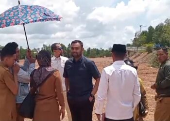 DPRD Sidak Aktivitas Penimbunan di Pesisir Dompak, Belum Kantongi Izin