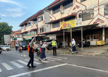Satlantas Tanjungpinang Fokus Urai Kepadatan Lalu Lintas Pagi