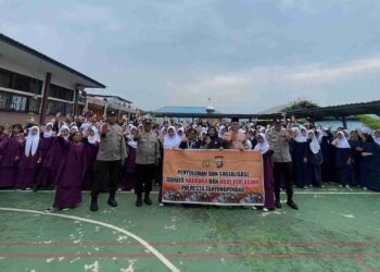 Polisi dan BNN Masuk Sekolah, Ingatkan Pelajar Bahaya Bullying dan Narkoba