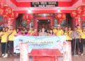 Sambut Hari Bhayangkara, Polres Karimun Bersihkan Rumah Ibadah Lintas Agama