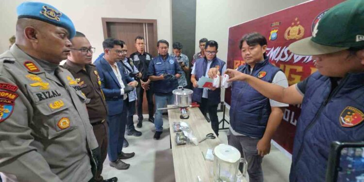 Polres Karimun Musnahkan Sabu, Ekstasi, dan Vape Liquid Narkotika