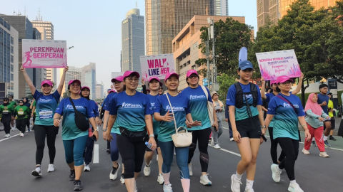 FIFGROUP Gaungkan Kesetaraan Gender Lewat Kampanye “Perempuan Berperan” di Car Free Day