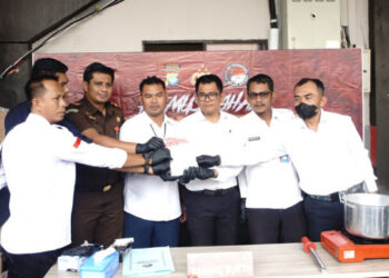 Polres Karimun Musnahkan 747 Gram Sabu, Ribuan Jiwa Diperkirakan Terselamatkan