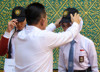 Dua Pelajar Kepri Bidik Tim Inti Paskibraka Nasional