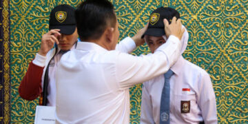 Dua Pelajar Kepri Bidik Tim Inti Paskibraka Nasional