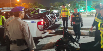 Polres Karimun Tindak 15 Pengguna Knalpot Brong dalam Patroli KRYD