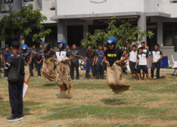Semarak HUT ke-81 RI, Satkor Koarmada I Gelar Lomba Tradisional
