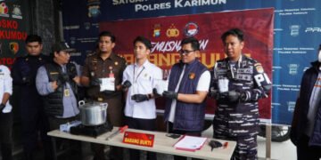 Polres Karimun Musnahkan 321 Gram Sabu dan 11,89 Gram Ganja